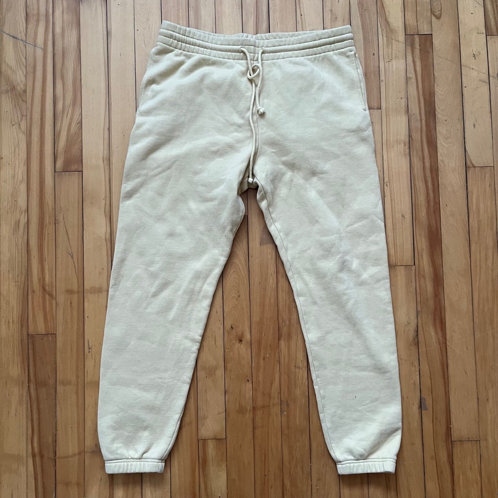 Tna Cozy Fleece Perfect Sweatpants Cream XL Relaxed Fit Lounge